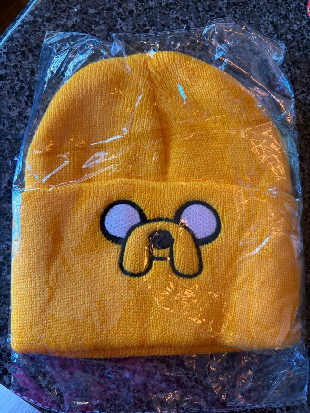 Adventure Time Jake the Dog Character Adult Size Knit Beanie Hat